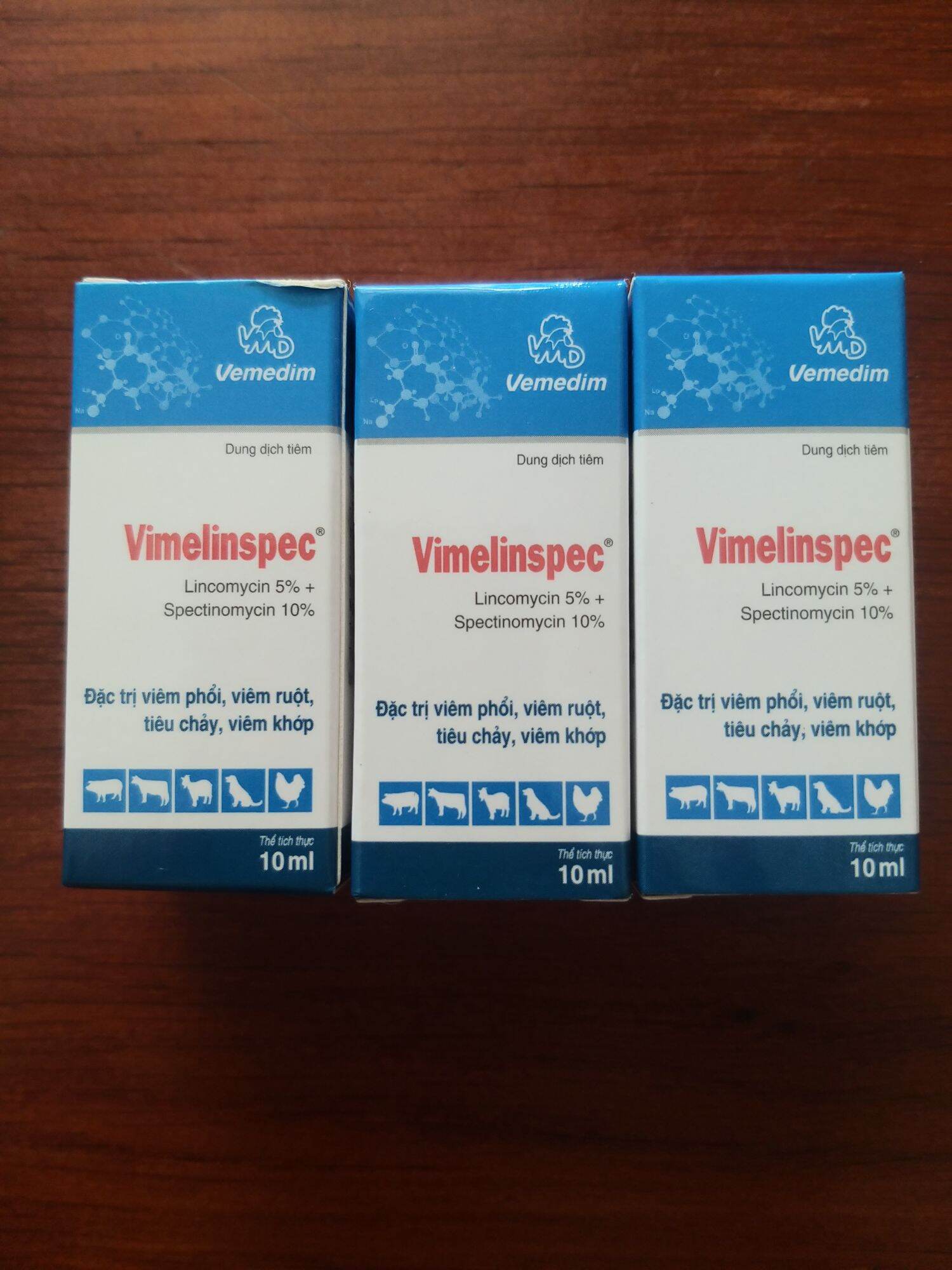 VIMELINSPEC 10ml, viêm phổi, viêm ruột, tiêu chảy, viêm khớp