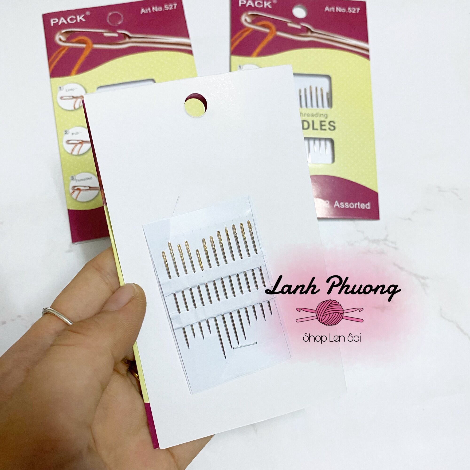 VỈ Kim Khâu Chỉ Đầu Hở Nhiều Size