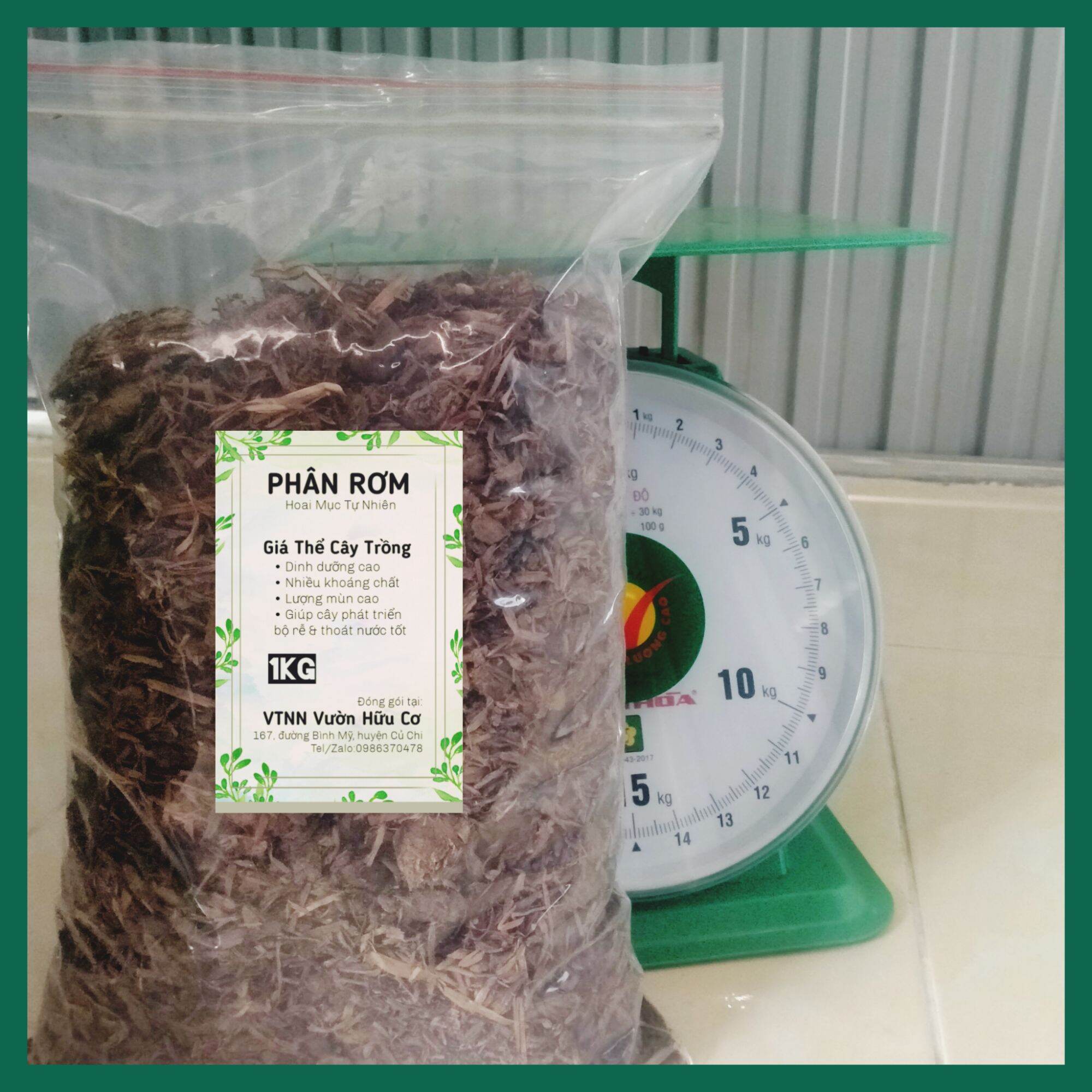 5kg -Phân Rơm hoai mục miền tây