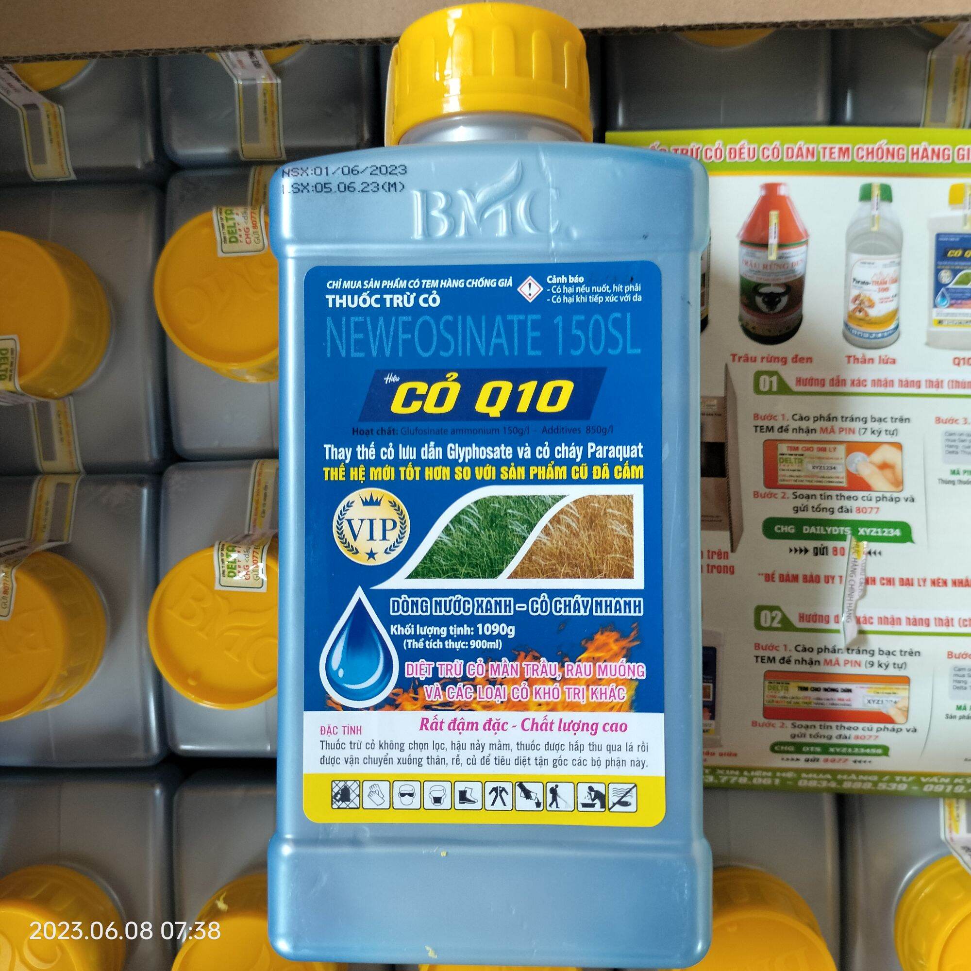 Trừ cỏ tận gốc, cháy nhanh, lưu dẫn mạnh, chết sạch cỏ vườn, bờ rào, đất trống, sân vườn, rẫy ,.......