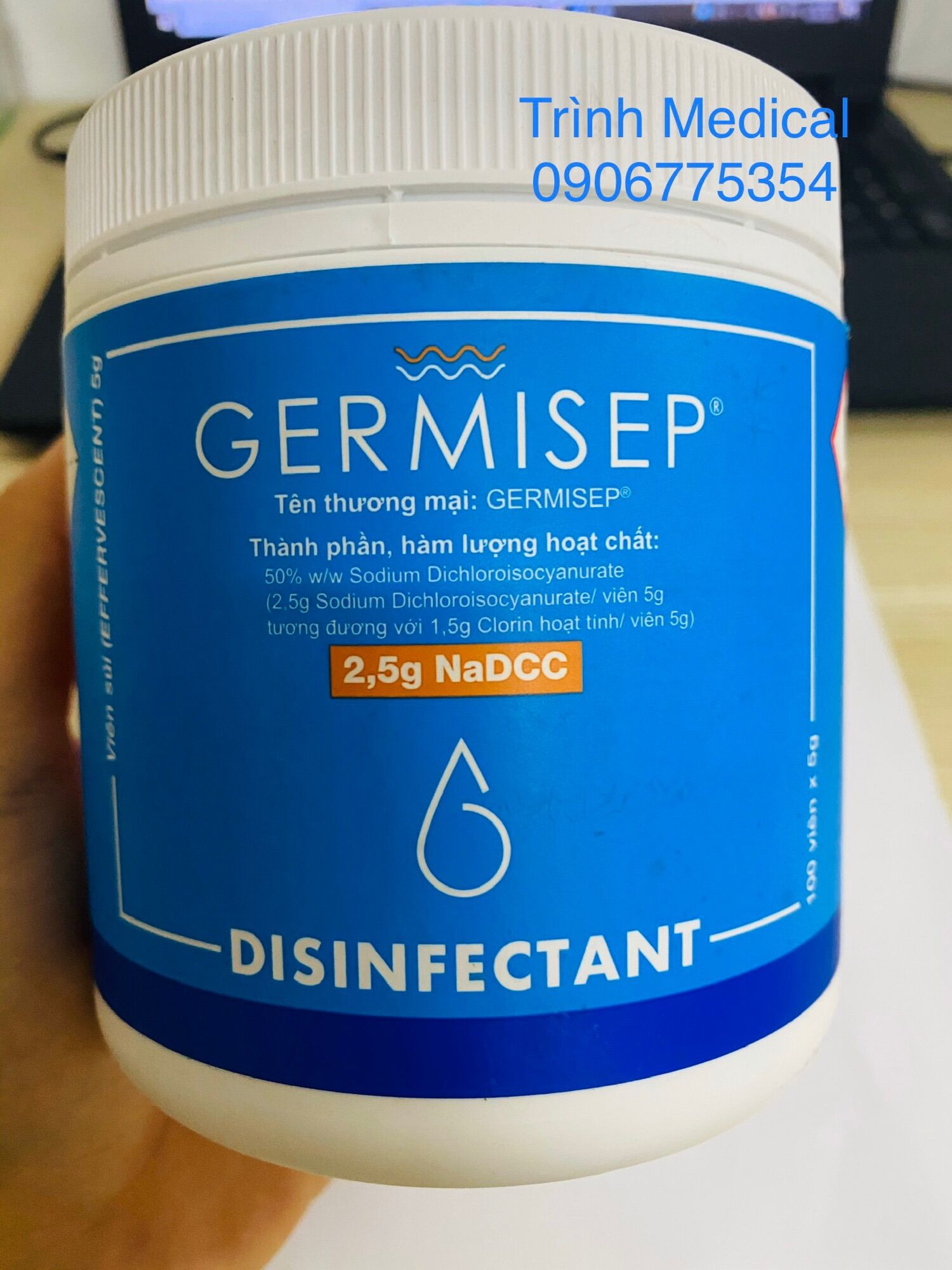 Viên ngâm sát khuẩn Germisep