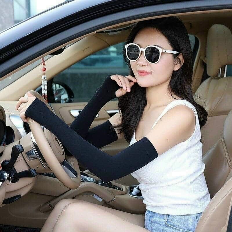 Găng tay chống nắng xỏ ngón Lets Slim