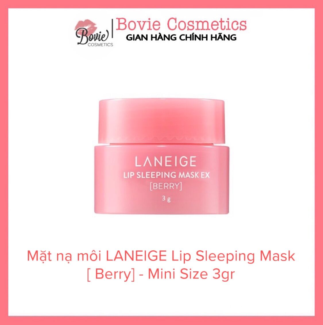Mặt nạ môi laneige lip sleeping mask - mini size 3gr