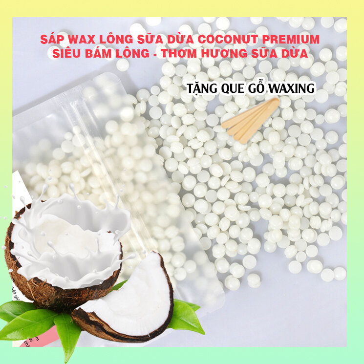 combo sáp wax lông dùa