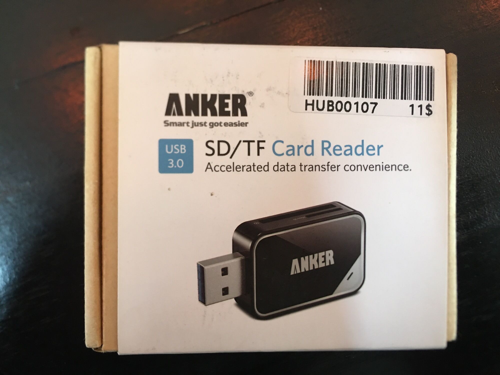 Đầu đọc thẻ sd / tf card reader anker usb 3.0