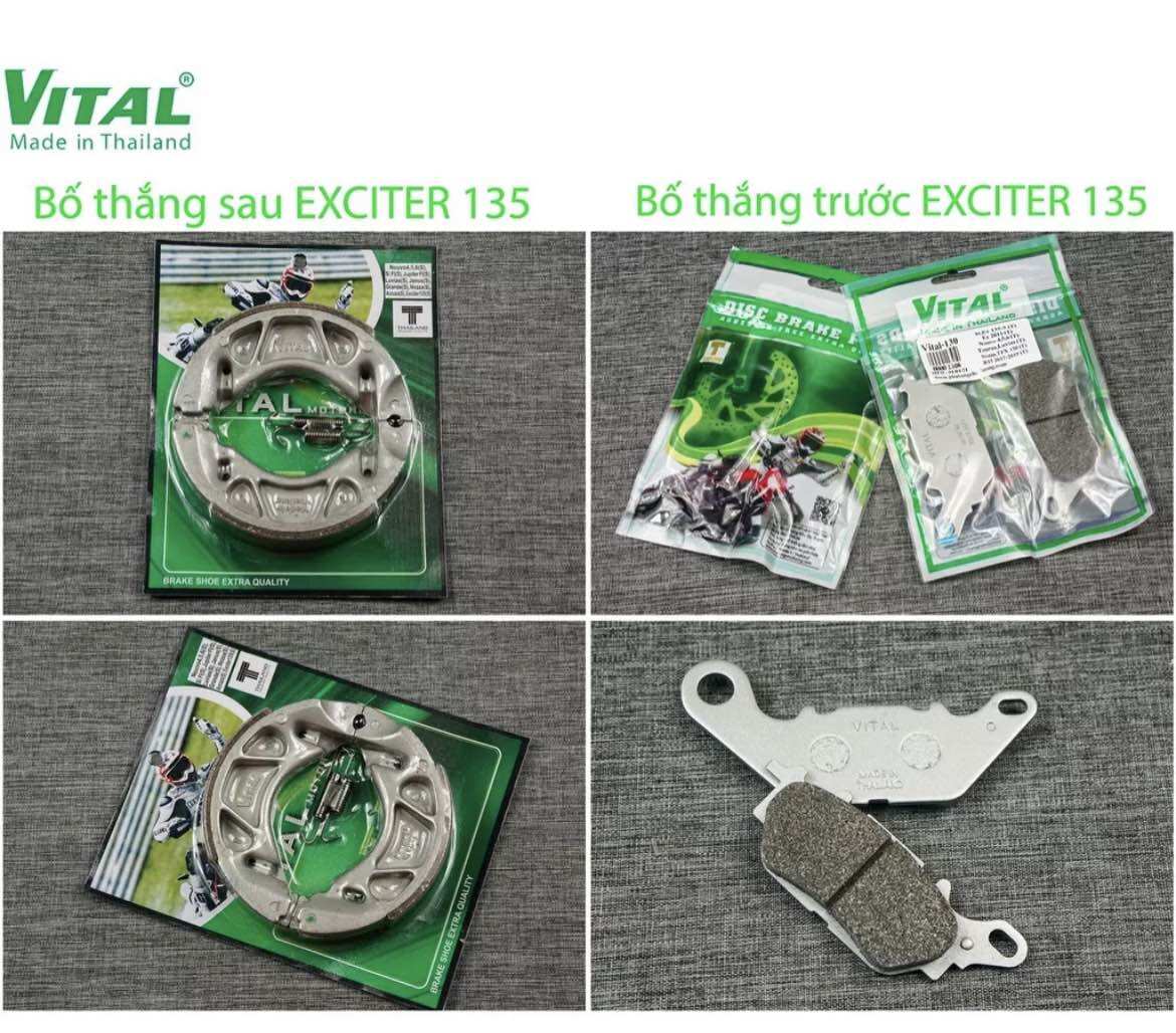 Bố thắng đĩa đùm ex135 / exciter 135 > chính hãng thái lan