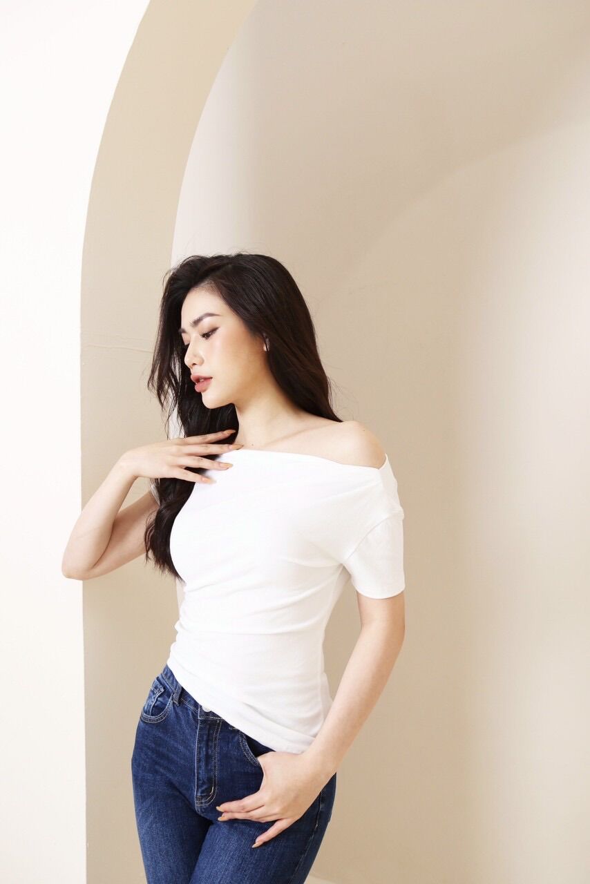 Áo Lệch Vai Quý Cô CT JEAN