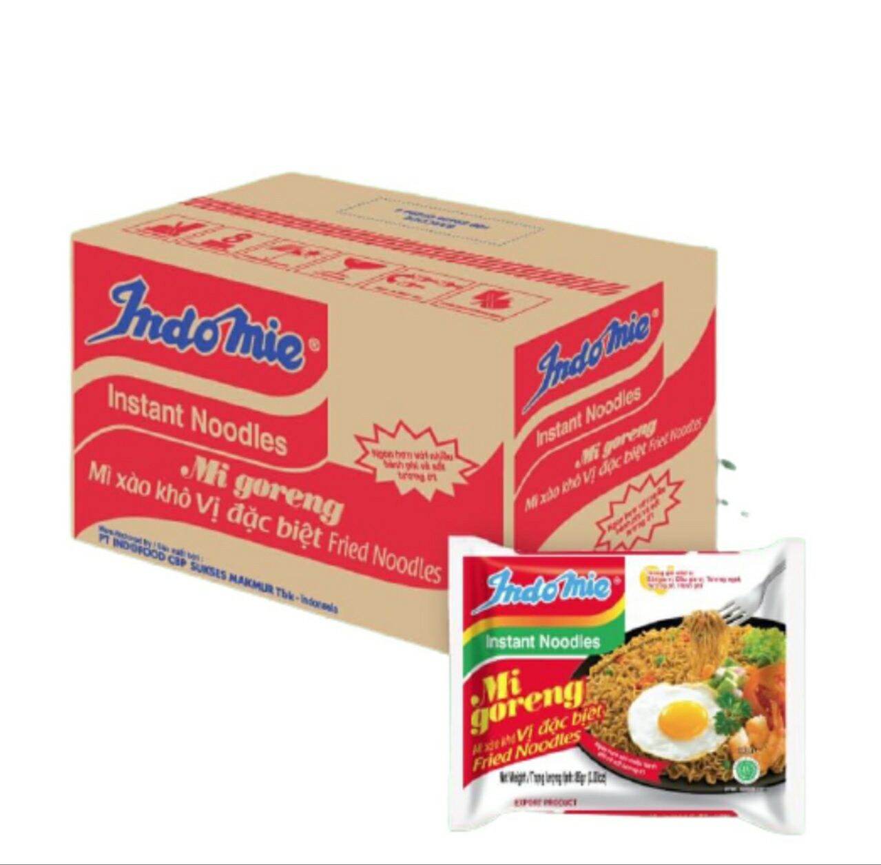 THÙNG MÌ XÀO KHÔ INDOMIE Goreng Fried 85g VỊ ĐẶC BIỆT l THÙNG 40 GÓI