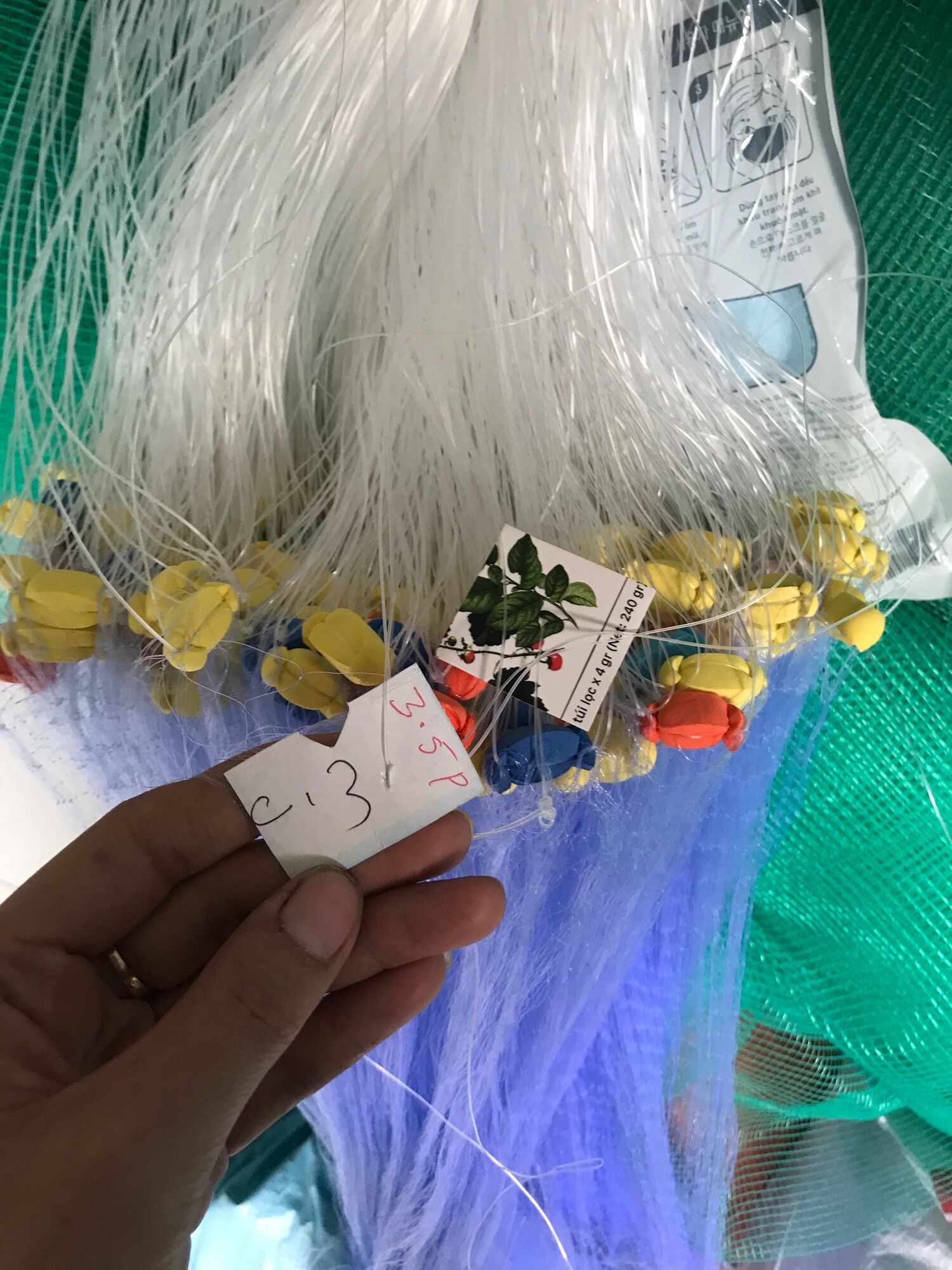 90-100mét lưới 1 màng cá rô sặc rô phi đủ loại
