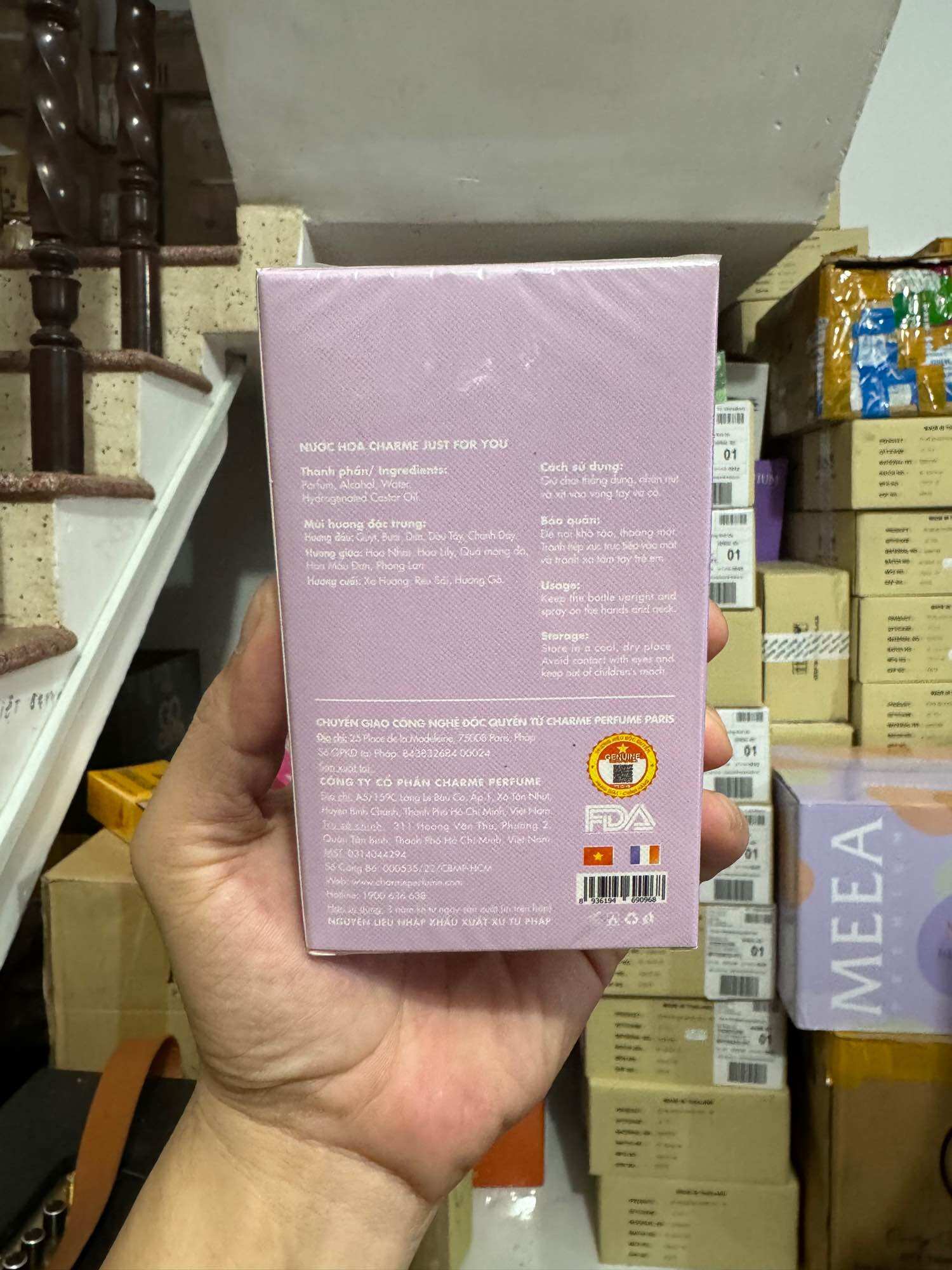 (50ML) Nước hoa nữ JUST_FOR_YOU [CAM KẾT CHÍNH HÃNG]