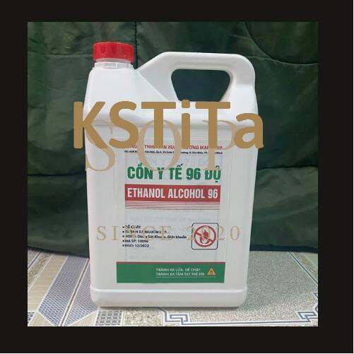 Nước sát khuẩn 5lit YTE 96 độ| hàng cty| dùng sát khuẩn, diệt khuẩn| tặng kèm vỏ bình xịt| cồn y tế 96 độ