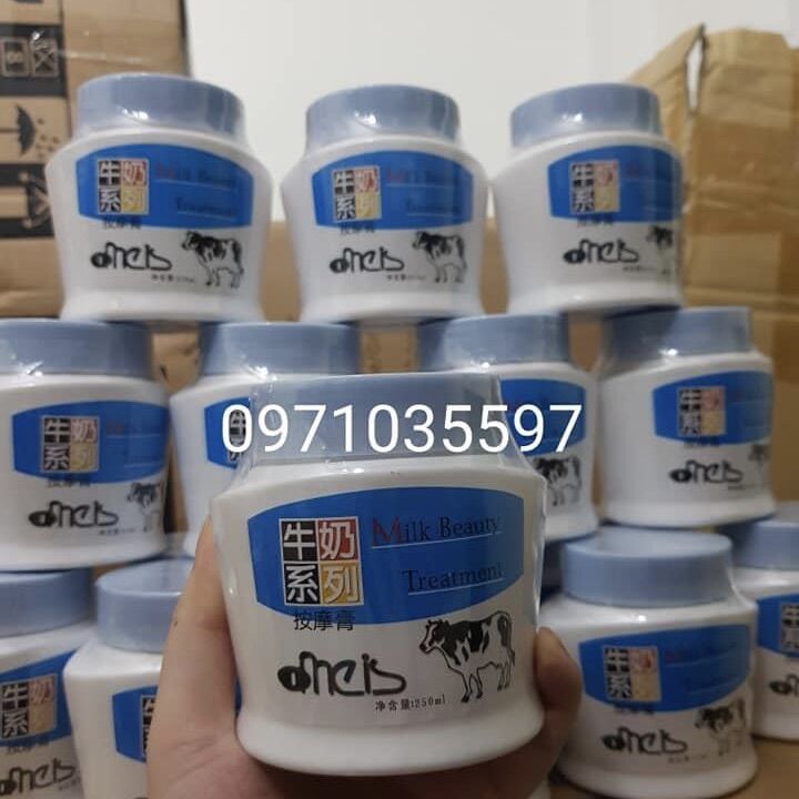 Kem massage sữa bò