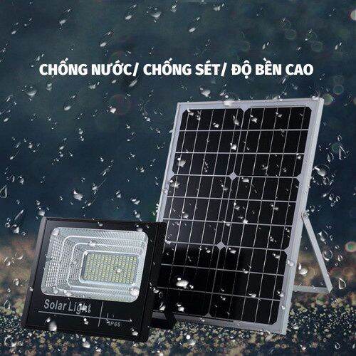 Đèn năng lượng mặt trời 100w. chính hãng Solar bảo hành 24 tháng