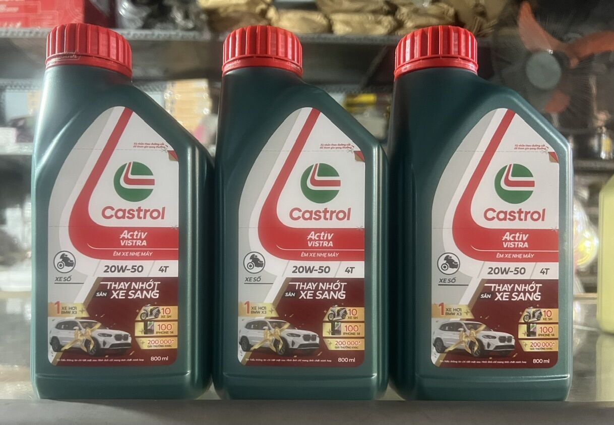 [HCM]Nhớt Castrol Activ Vistra 20W50