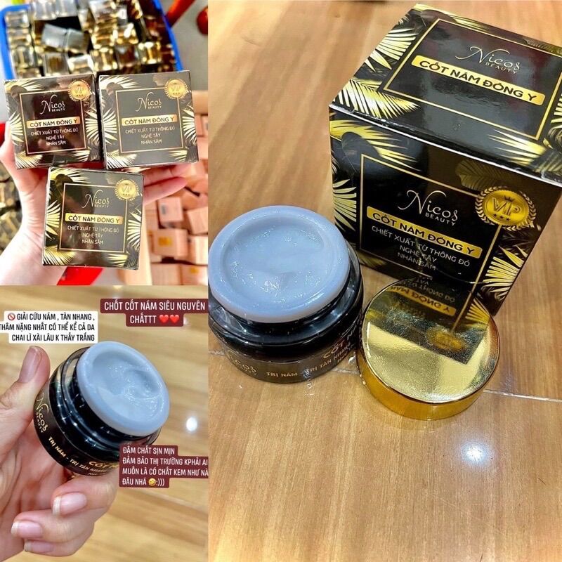 Kem Cốt Nám Đông Y Nicos  (tặng sửa rữa mặt)