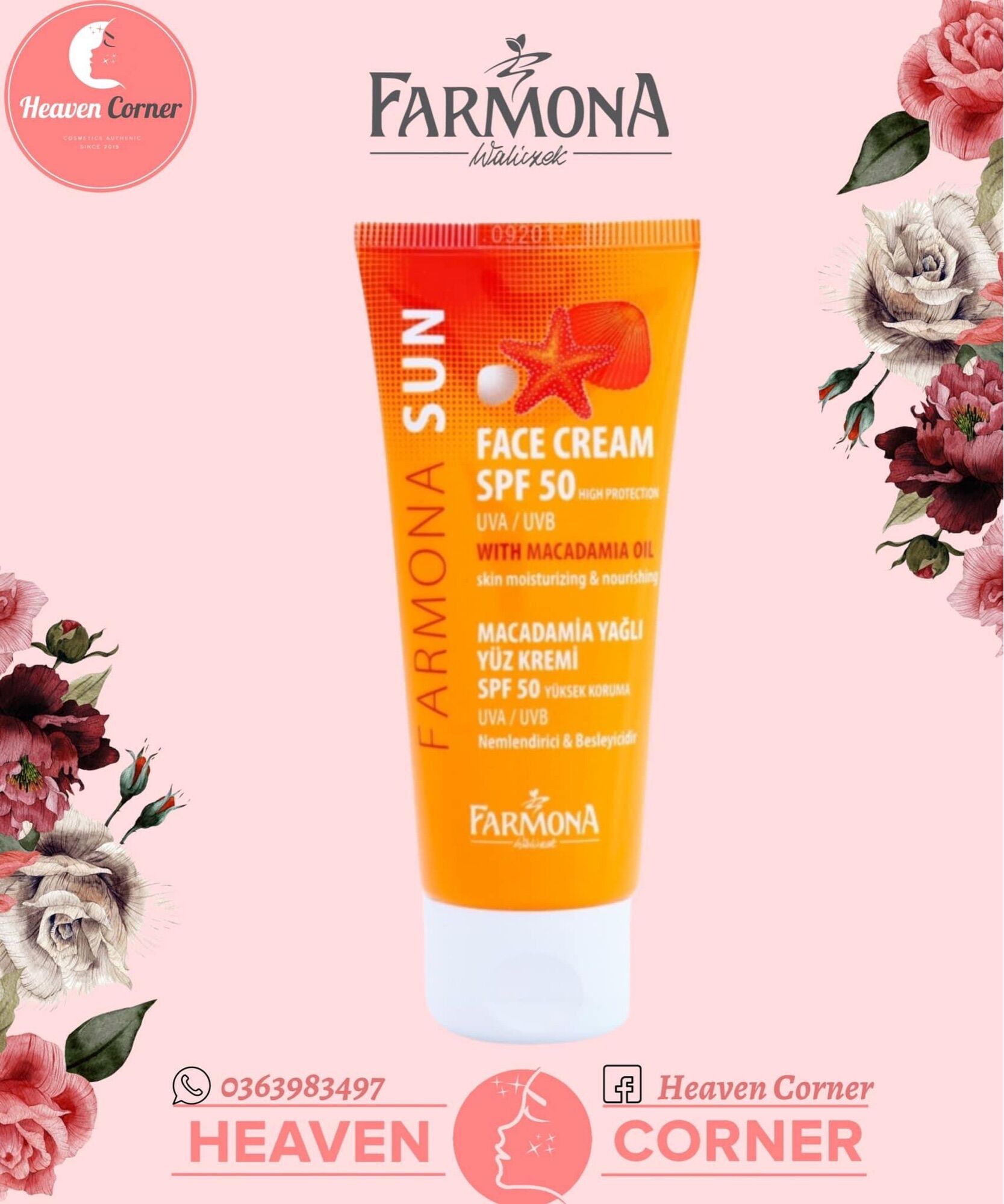 Kem chống nắng Farmona dành cho da thường, da khô