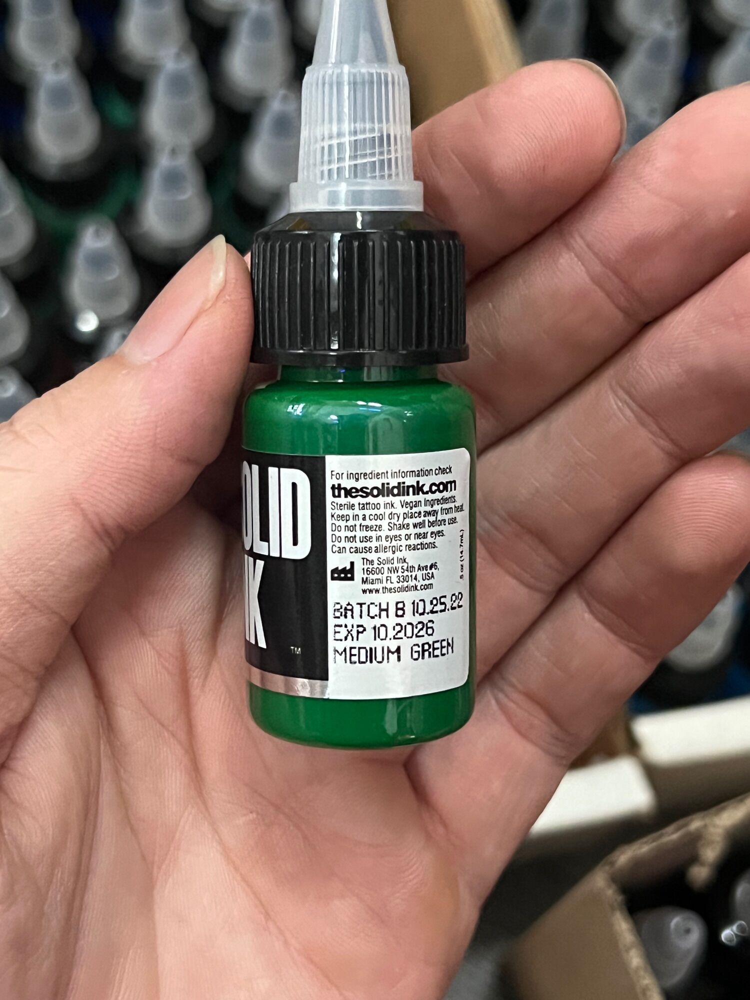 Mực xăm solid chính hãng 15ml