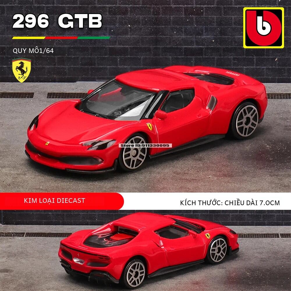 Bburago Tỉ Lệ 1:64 Cao Cấp Ferrari Đúc Xe Ô Tô Đồ Chơi Mô Hình Bộ Sưu Tập Quà Tặng Hợp Kim Thu Nhỏ 4