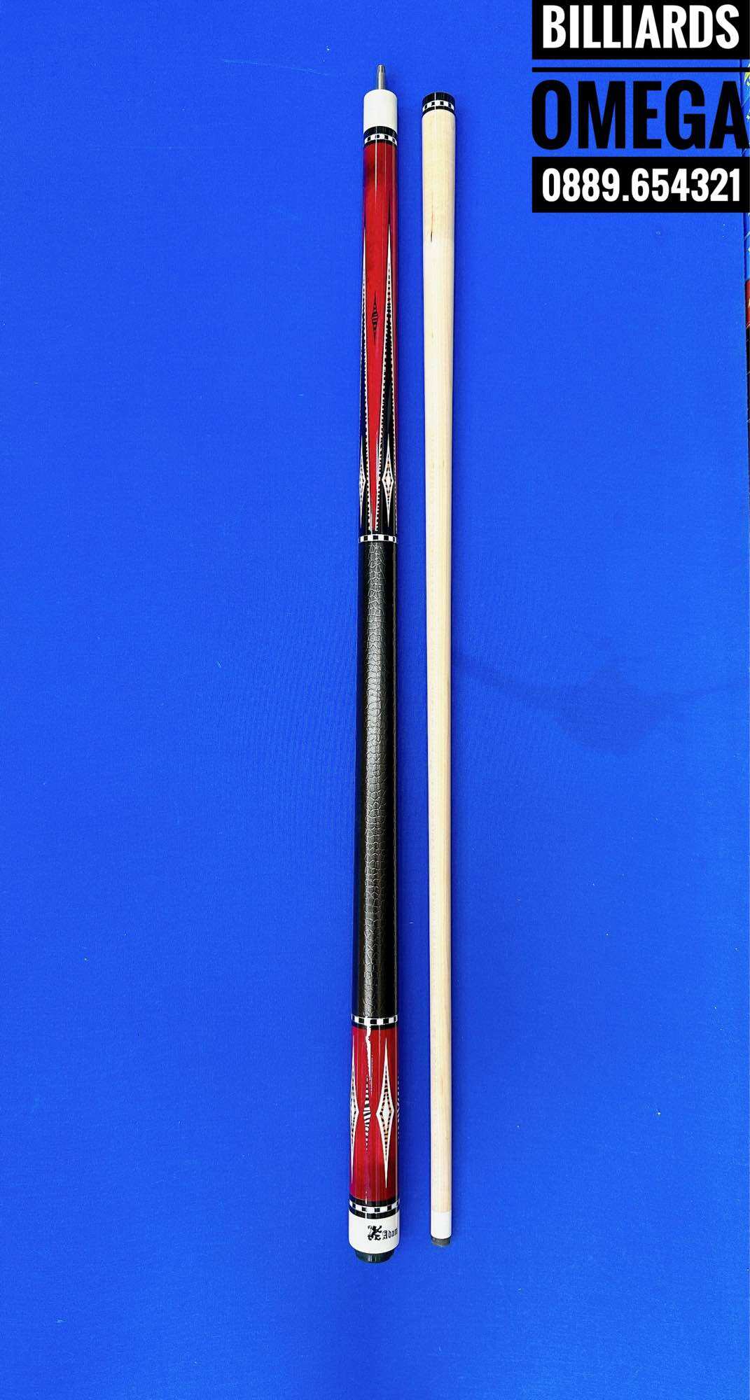 Combo Cơ/Gậy Bida Lỗ/Pool Adam (Tặng Kèm Bao Cơ, Găng Tay, Lơ)