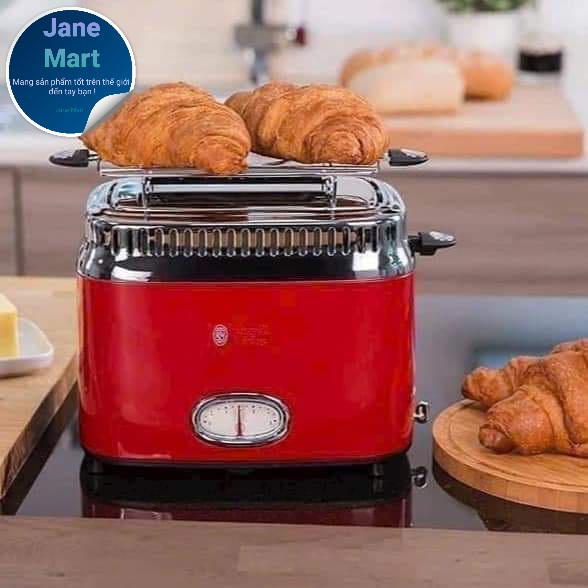 🇩🇪 máy nướng bánh mì russell hobbs toaster retro