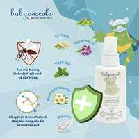 Kem xua muỗi/ Xịt xua muỗi chiết xuất tía tô đất Babycoccole/ Bút chấm vết muỗi đốt cho bé 0m+ (Baby coccole)