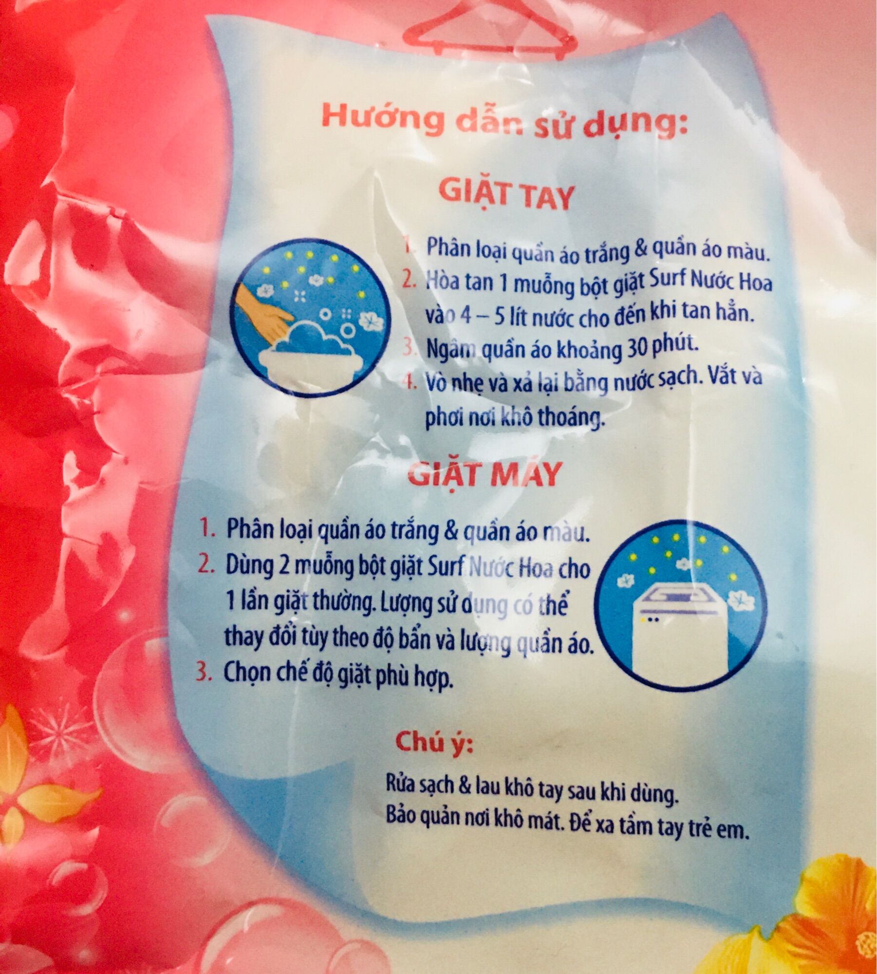 bột giặt surf 5,5kg
