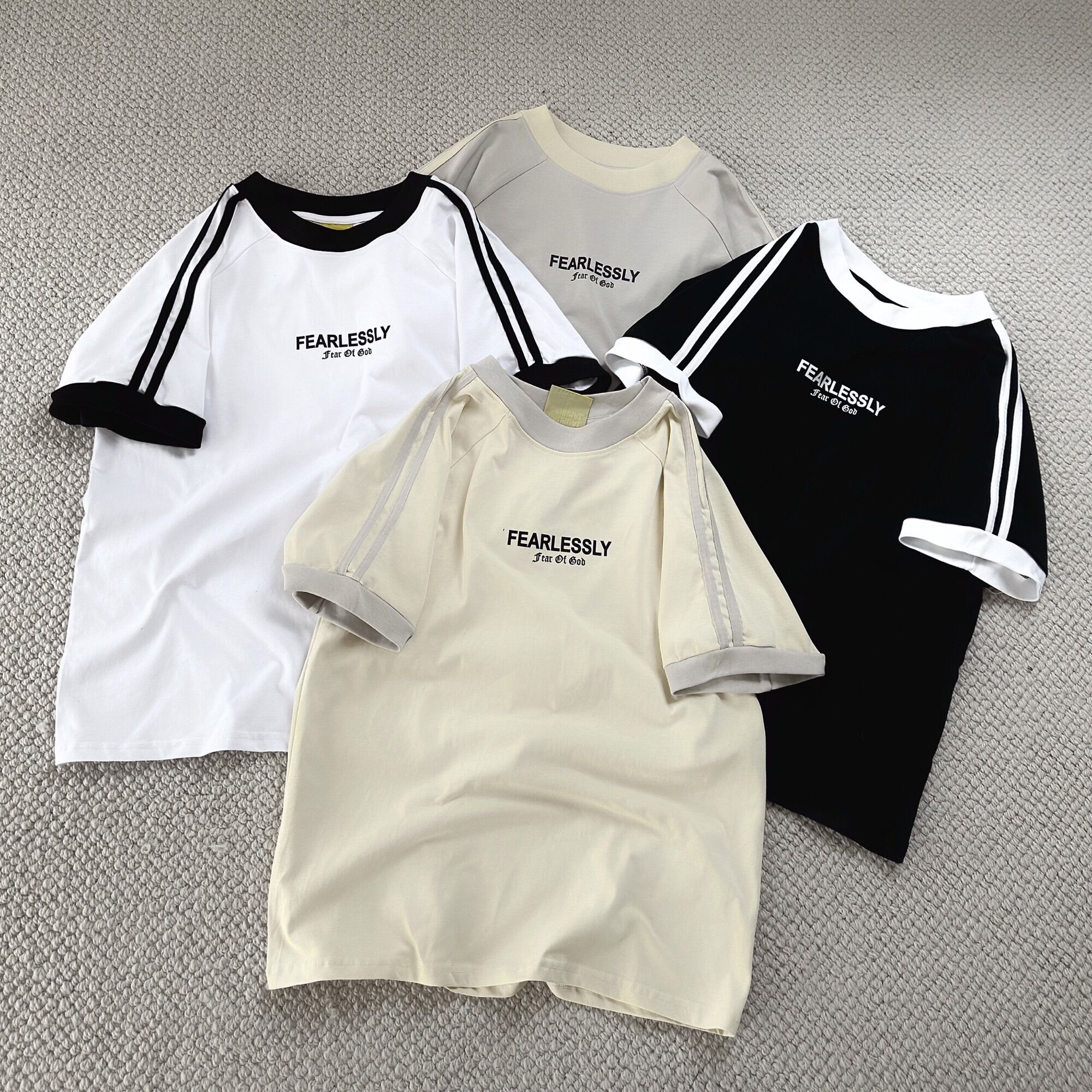 Áo thun over cotton Fearlessly _HT.Store96