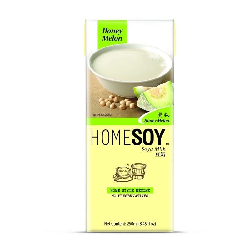 1 thùng sữa đậu nành homesoy vị dưa lưới 250mlx 24 hộp