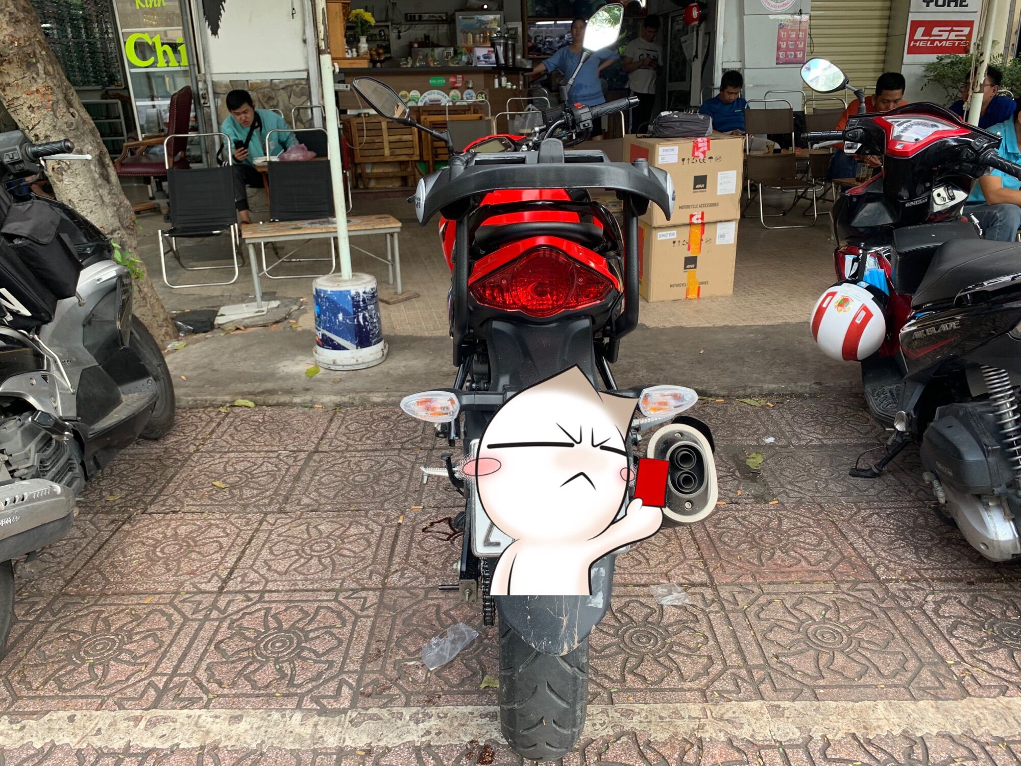 Baga Givi HRV cho xe GSX Bandit