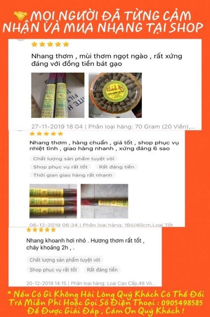 Nhang Nụ Trầm Hương Cao Cấp
