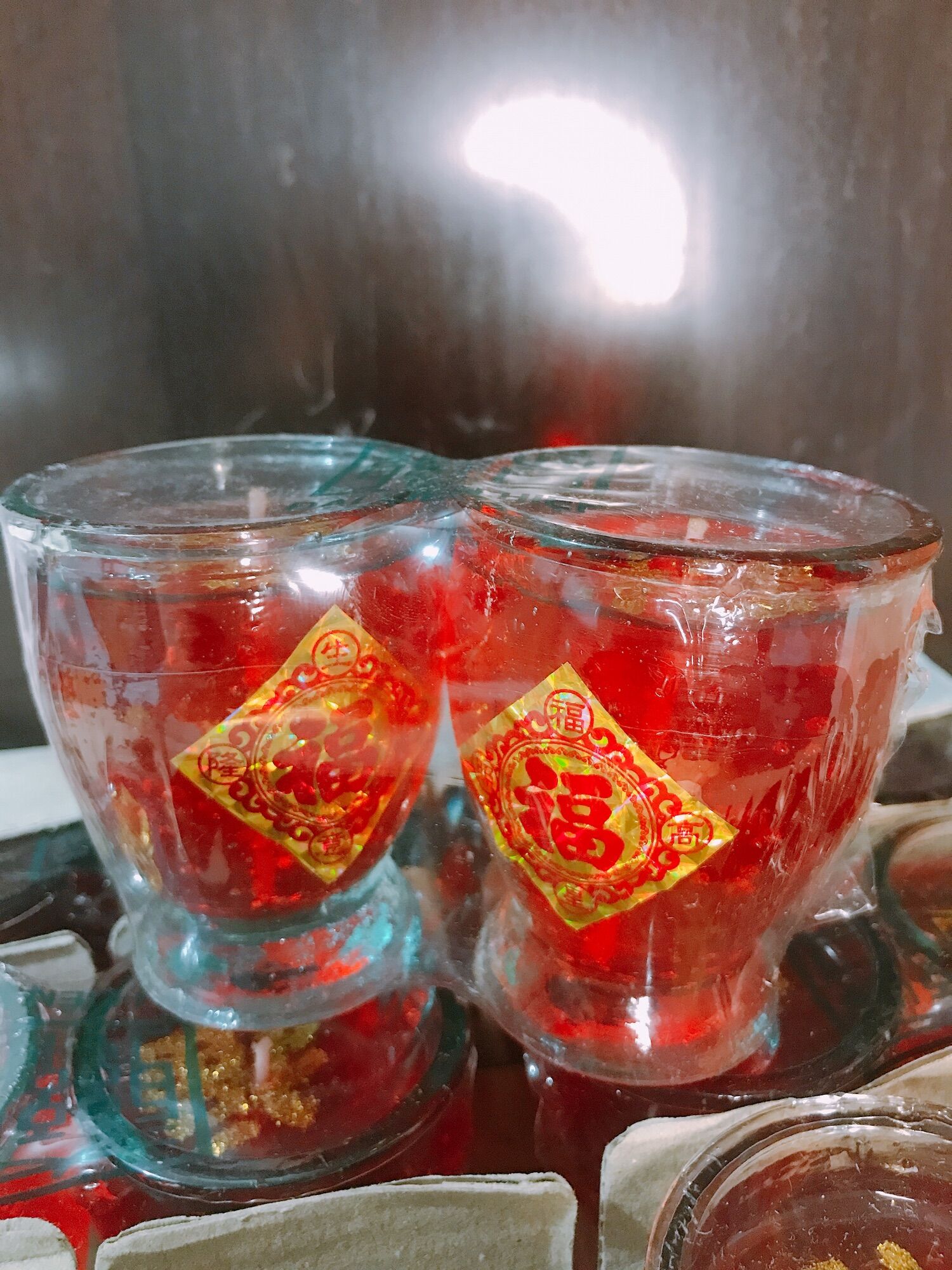 6 cặp Đèn cầy ly size múi cau ( nến ly )