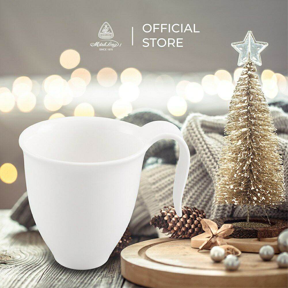Ly trà sứ 0.35 L - gốm sứ Mình Long