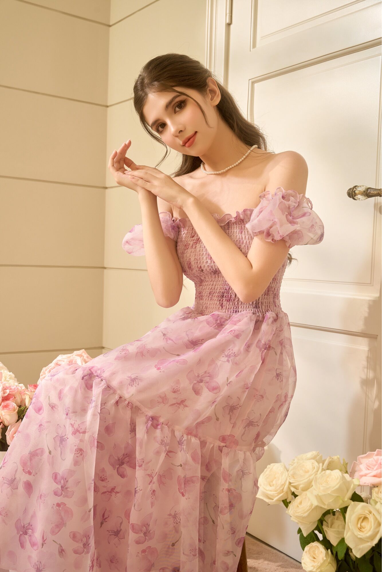 Váy nhún chun elise