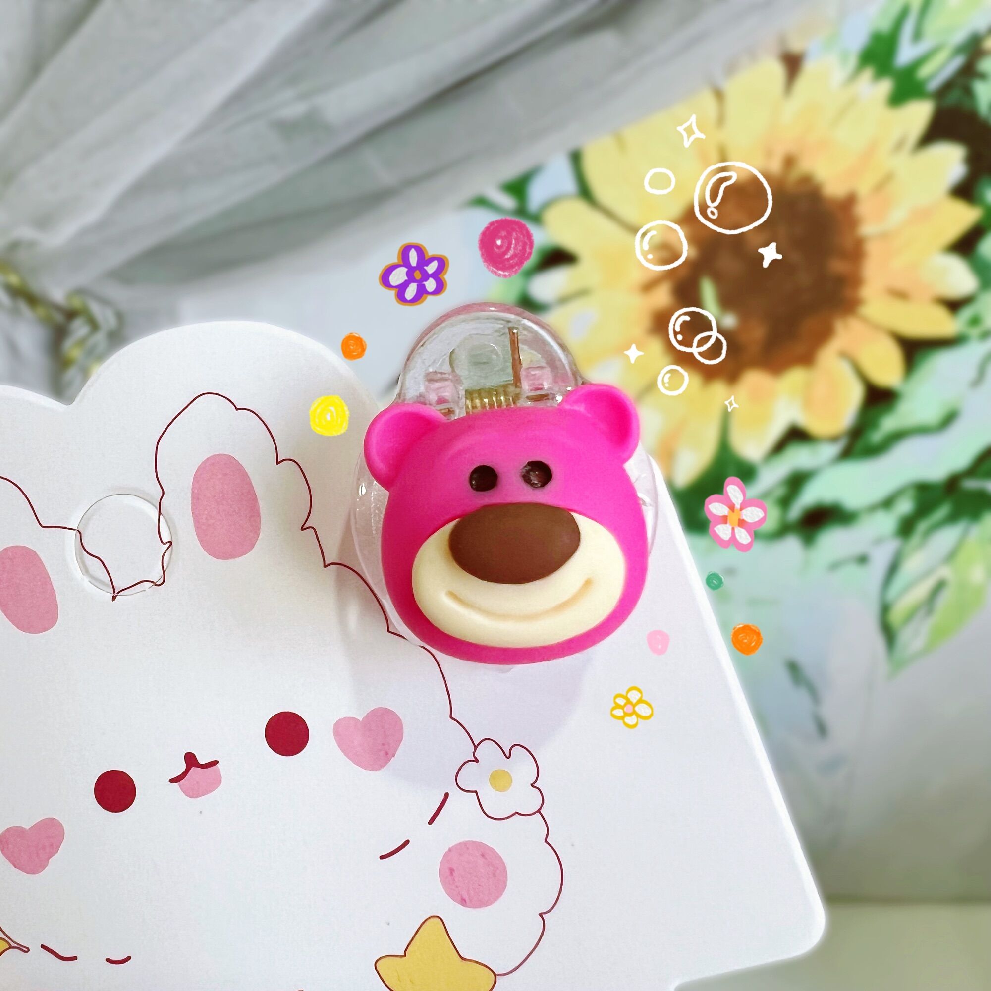 KẸP CÀNG CUA MINI GẤU DÂU LOTSO