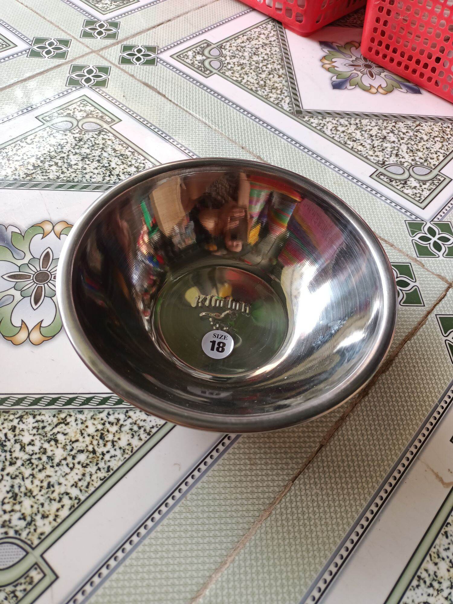 thau inox Kim Mã đk 18cm