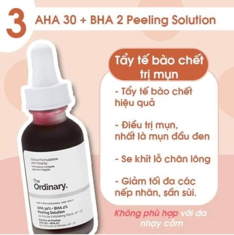 The Ordinary AHA 30% + BHA 2% Peeling Solution