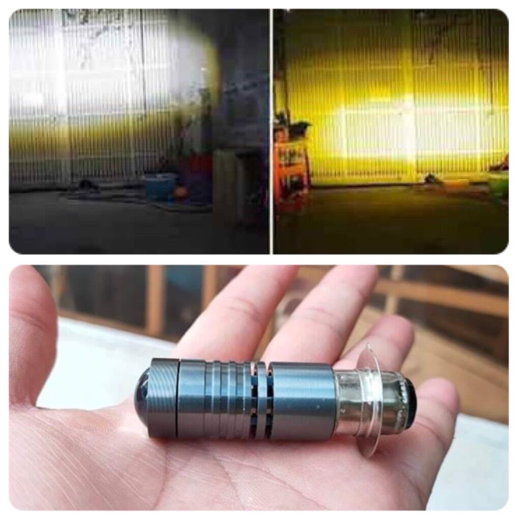 Đèn led cao cấp xe wave 2 bóng cực sáng - bộ 2 bóng