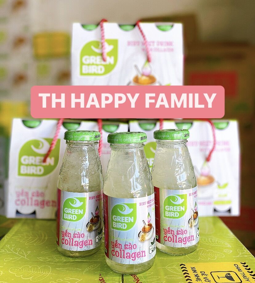 Green birrd Yến sào Collagen Lốc 6 chai x 185ml