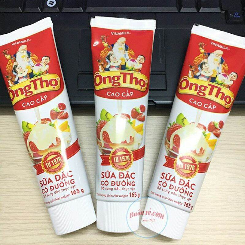 SỮA ĐẶC CÓ ĐƯỜNG ÔNG THỌ ĐỎ DẠNG TUÝP(165gr)