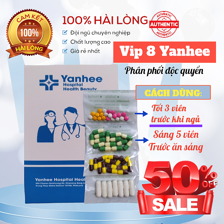 [ SALE TO] Giảm Cân VIP 8 YANHEE CHO CƠ ĐIA LỜN (1tuần)