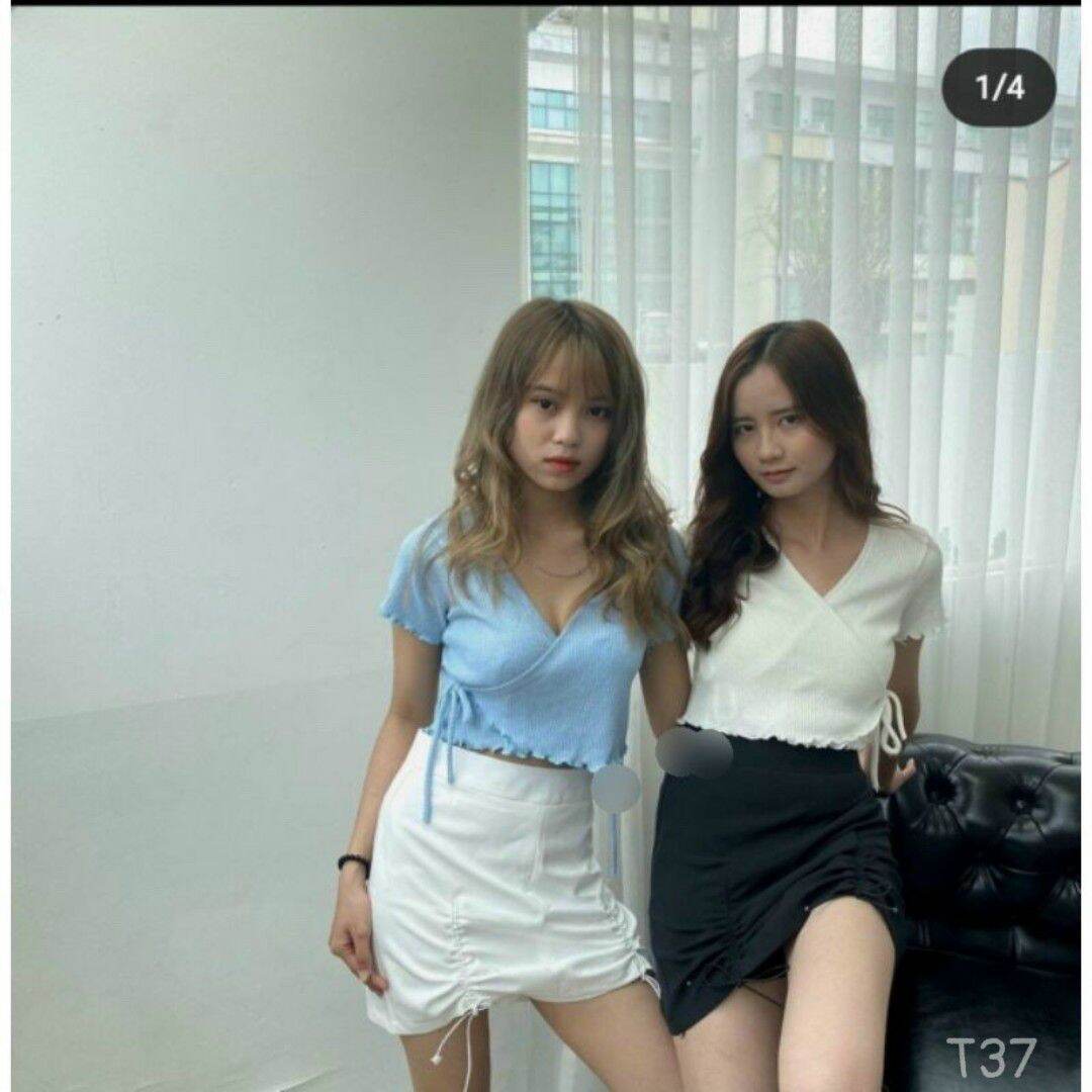 [HCM]ÁO GÂN ĐẮP CHÉO CỘT DÂY