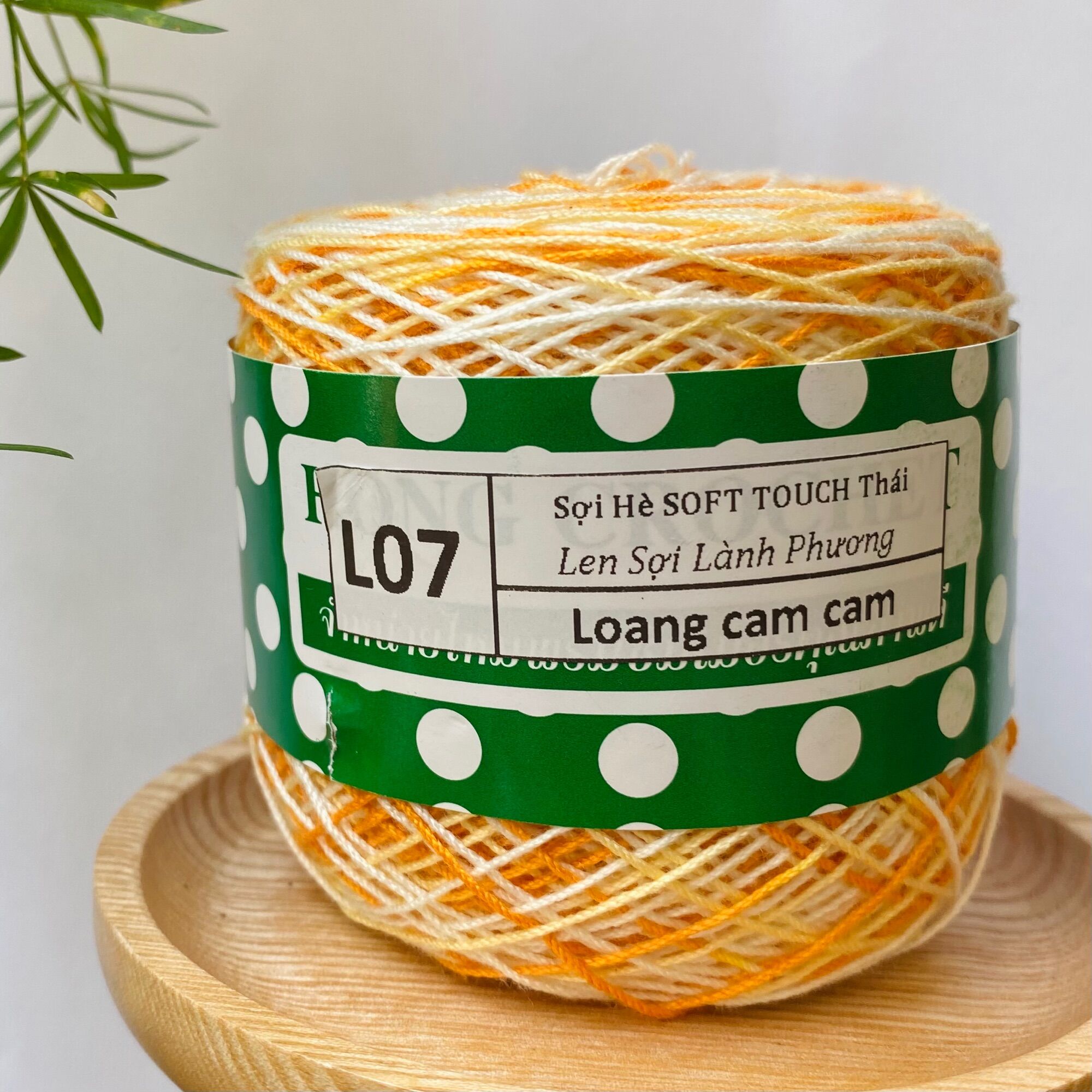 Sợi Thái SOFT TOUCH LOANG, Sợi Mùa Hè Móc Váy, Đầm