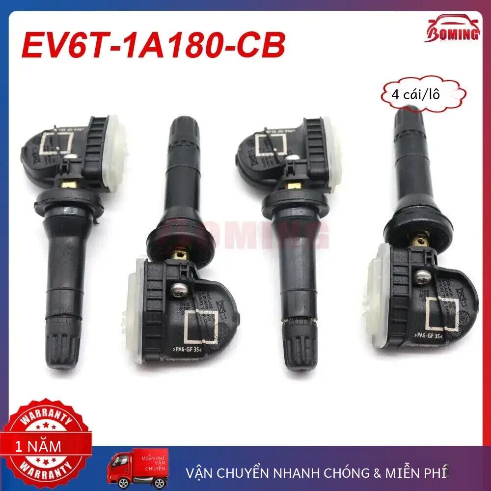 Ev6t-1a180-cb Cảm Biến Áp Suất Lốp Cho Ford Ranger Tourneo Kết Nối Chuyển Phát Nhanh Quá Cảnh 433 MHz Hệ Thống Giám Sát Áp Suất Lốp Tự Động Phụ Kiện