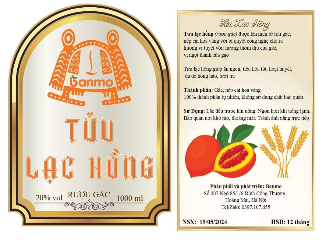 TỬU LẠC HỒNG - RƯỢU GẤC