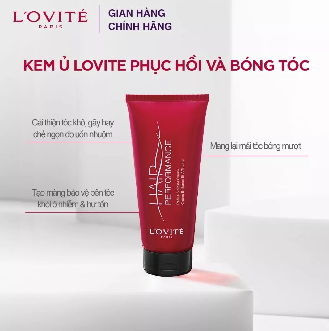 Kem ủ tóc phục hồi và bóng tóc l'ovite 300g