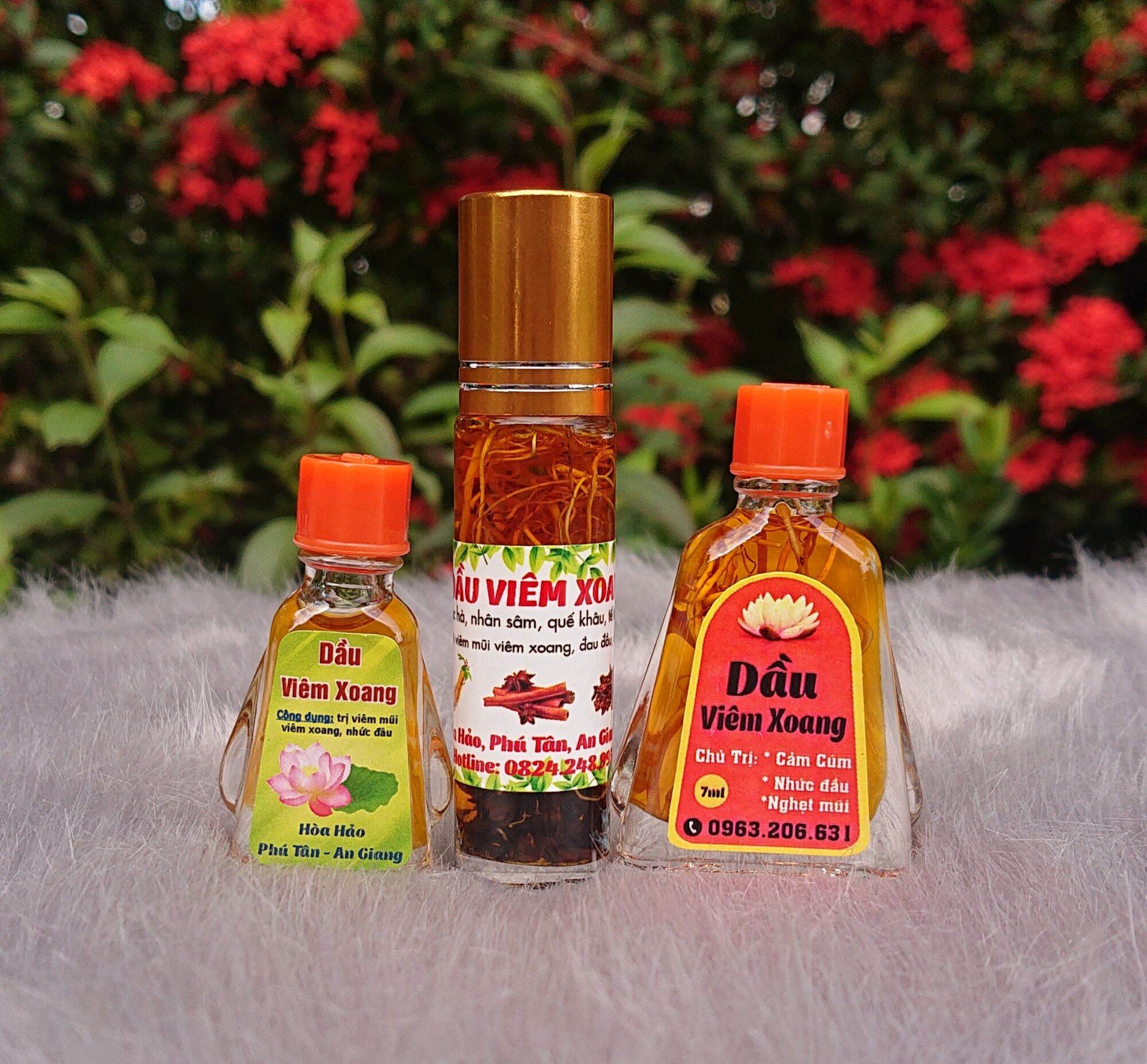 Dầu viêm xoang 3 loại thơm ấm cay
