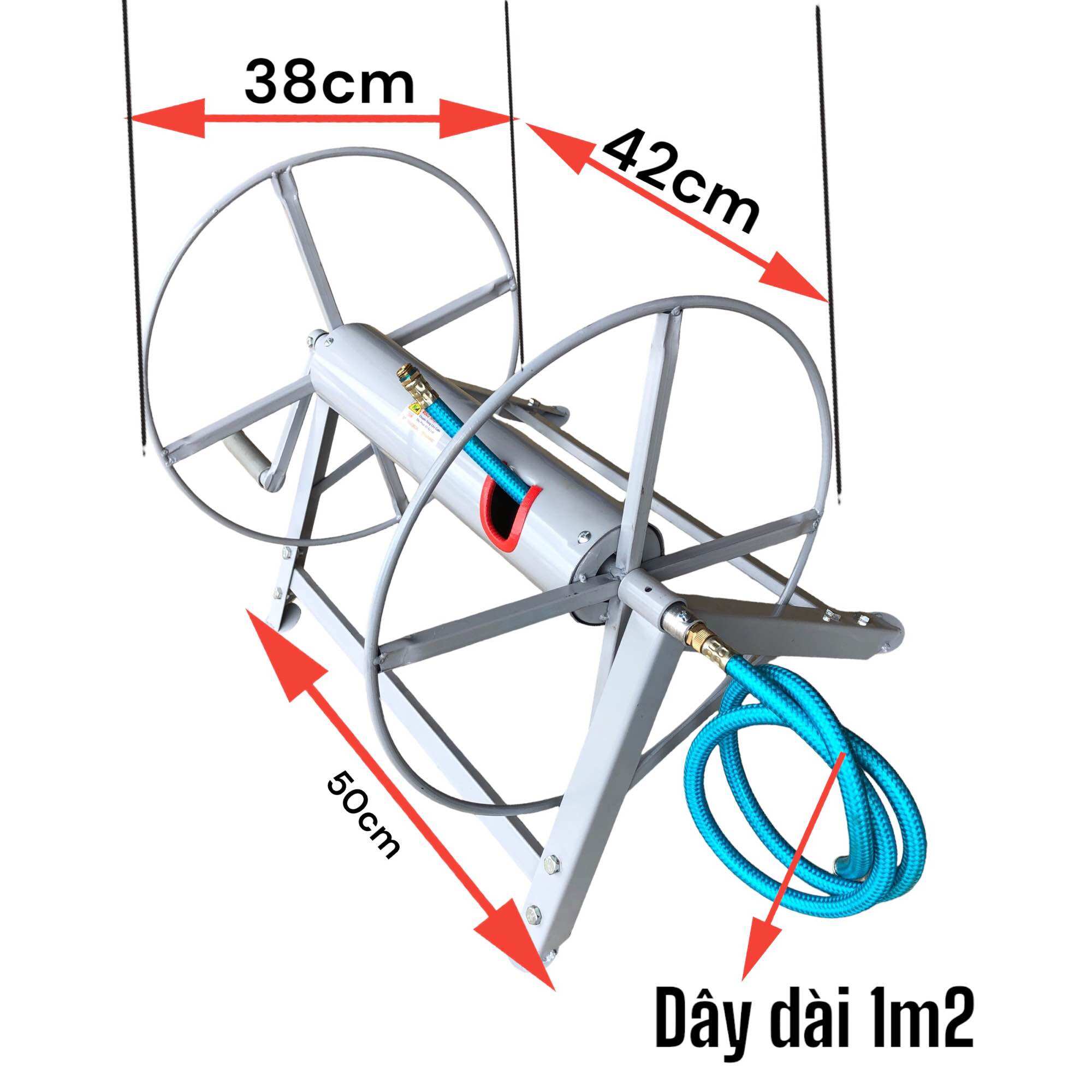 Rulo quấn dây rửa xe,phun xịt quấn 250 mét