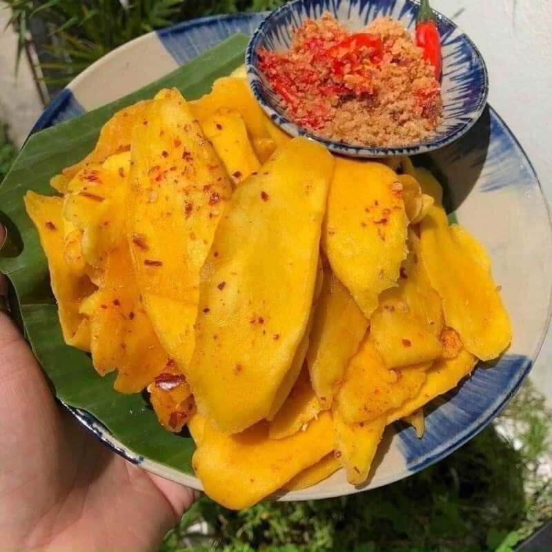 🥭🥭 XOÀI SẤY MUỐI ỚT ( xoài sấy cay )