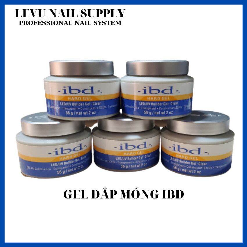 Gel đắp móng IBD ,chất gel lạnh đắp móng siêu bền .LEVU Nail Supply