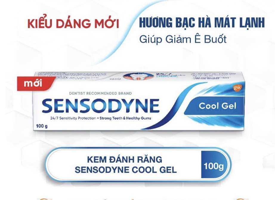Kem đánh răng chống ê buốt sensodyne